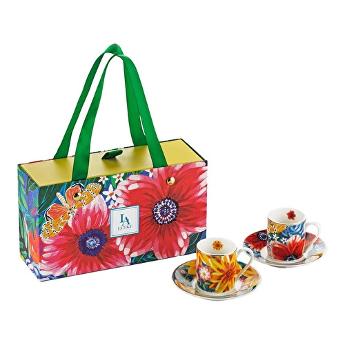 Lucky Art Vivelle Bone 2’lu Kahve Fincanı Seti 100 Ml