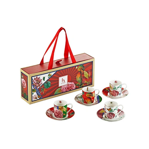 Lucky Art Liorine Bone 4’lü Kahve Fincanı Seti 100 Ml