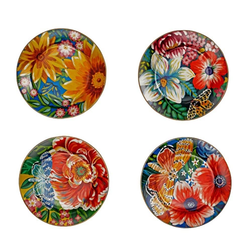 Lucky Art Vivelle Bone 4’lü Tabak Seti 20 Cm