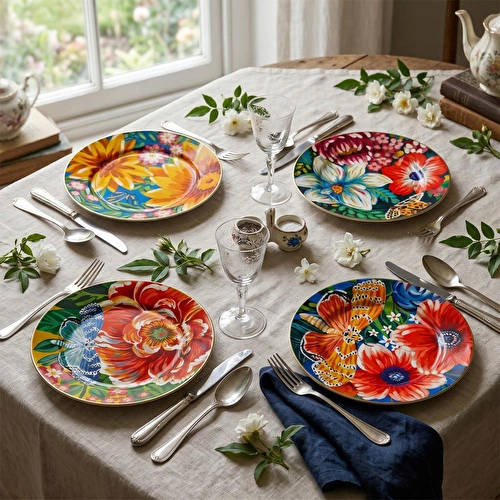 Lucky Art Vivelle Bone 4’lü Tabak Seti 20 Cm