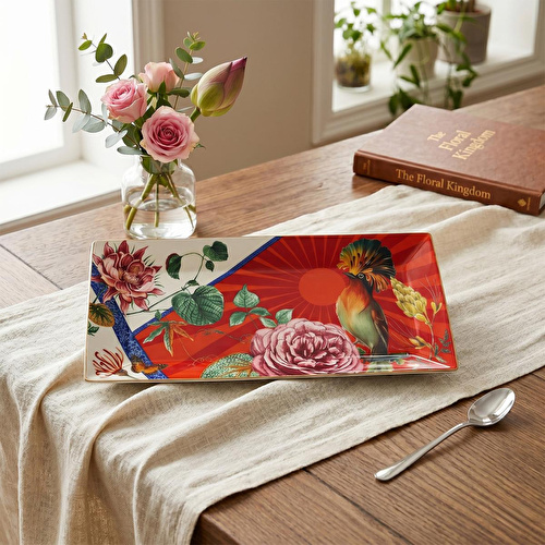 Lucky Art Liorine Bone 31 Cm Baton Servis Tabağı