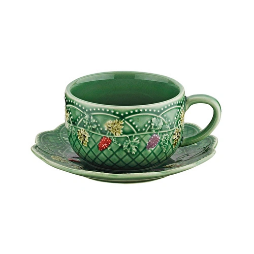 Lucky Art Vinea Seramik Yeşil Çay Fincanı 280 Ml