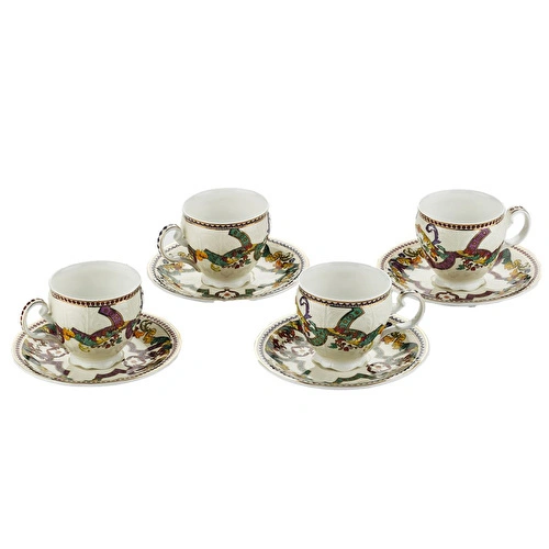 Lucky Art Velora Bone 4’lü Çay Fincanı Seti 175 Ml