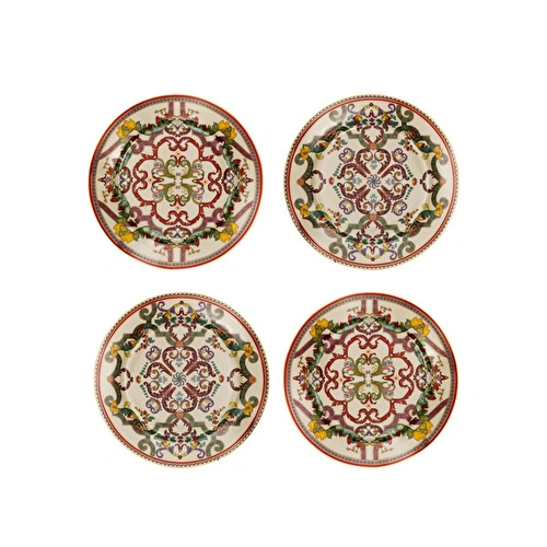 Lucky Art Velora Bone 4’lü Tabak Seti 20 Cm