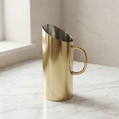 Lucky Art Gold Paslanmaz Çelik Tasarım Karaf 1600 Ml