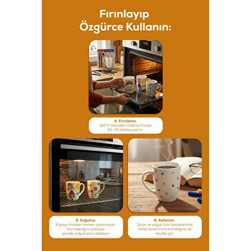 Vienev Diy Kupanı Kendin Tasarla Seti Paşabahçe X Edding - 2 Kupa + 4 Renk (siyah, Sarı, Kırmızı, Mor) Vienev Diy Kupanı Kendin Tasarla Seti Paşabahçe X Edding - 2 Kupa + 4 Renk (siyah, Sarı, Kırmızı, Mor)