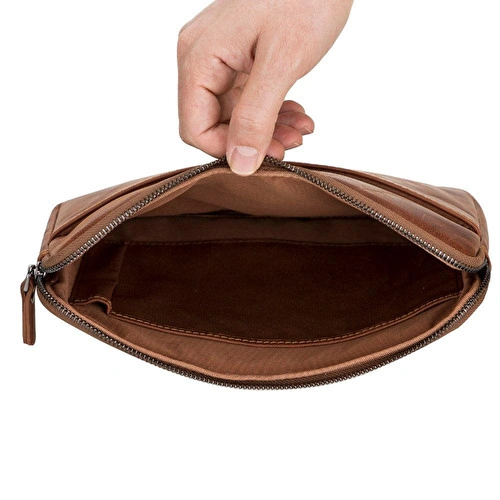 Bloominbag Torino Saddle Brown Super Slim 14inç Laptop / Macbook Kılıf