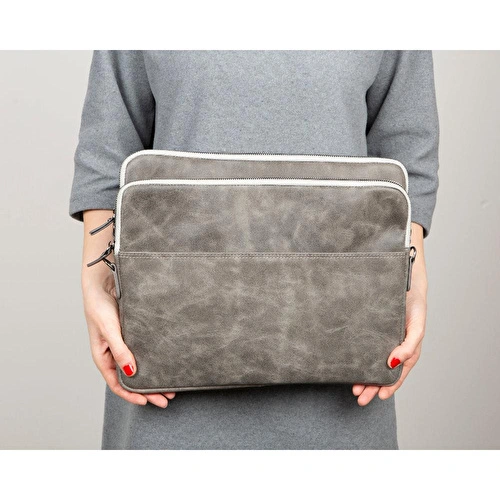 Bloominbag Torino Ash Gray Super Slim 14inç Laptop / Macbook Kılıf