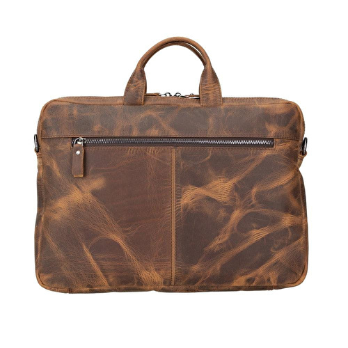 Bloominbag Bloom Urban Shield 16 Inç Saddle Heritage Deri Laptop / Macbook Çantası