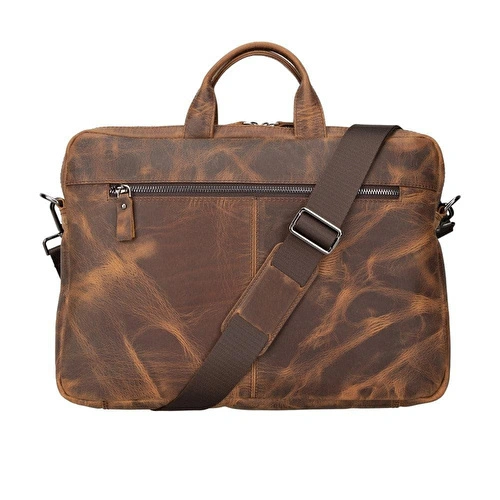 Bloominbag Bloom Urban Shield 16 Inç Saddle Heritage Deri Laptop / Macbook Çantası