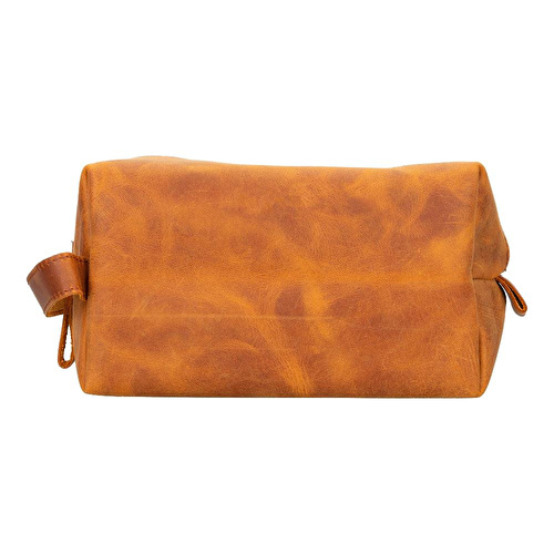 Bloominbag Voyage Moccasin Brown Hakiki Deri Dopp Kit – X Large