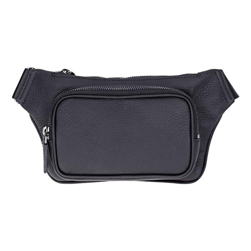 Bloominbag Bloombag Noir Black Hakiki Deri Crossbody Belt Bag