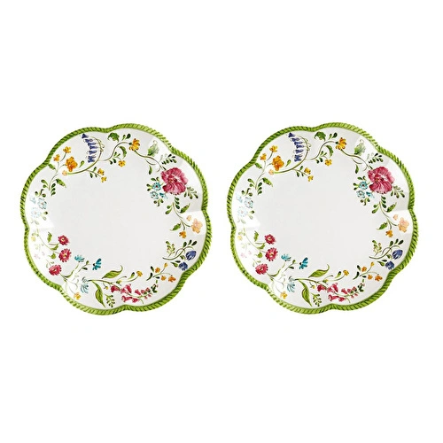 Lucky Art Laurus Melamin 28cm 2li Tabak Seti