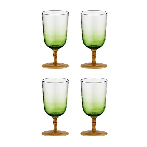 Lucky Art Palma Akrilik 4’lü Kadeh Seti 470 Ml