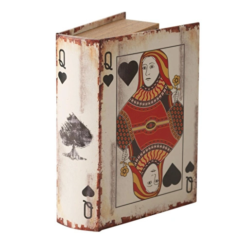 Mudo Home Quuen Of Spades Ki̇tap Kutu 19x7x27 Cm