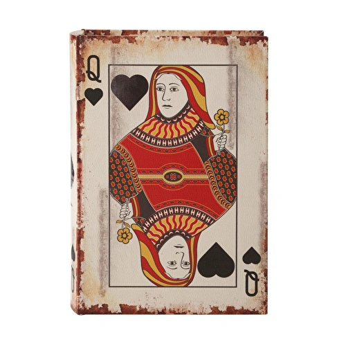 Mudo Home Quuen Of Spades Ki̇tap Kutu 19x7x27 Cm