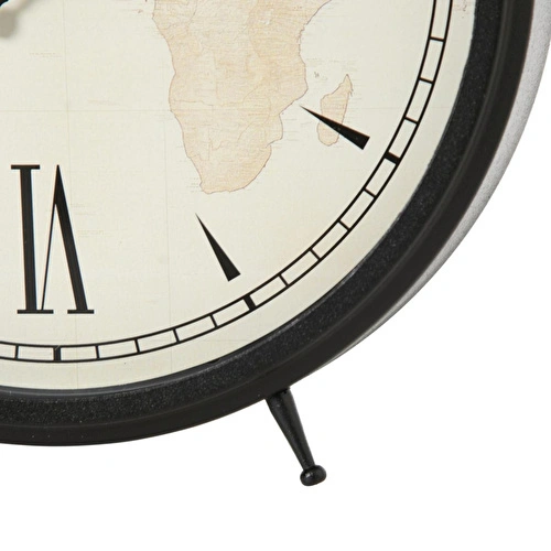 Mudo Home London Ateiler Si̇yah Masa Saati̇ 28x23 Cm