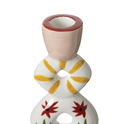 Mudo Home Floral Mumluk 8x8x21 Cm Mudo Home Floral Mumluk 8x8x21 Cm