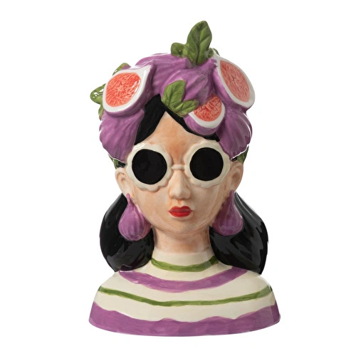 Mudo Home Purple Lady Vazo 15x11x23 Cm