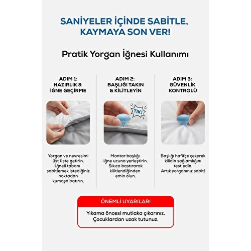 Vienev 24'lü Nevresim Yorgan Klipsi Takımı - Kaydırmaz Çarşaf Sabitleyici Mandal Seti - Karışık Renk 3x3 Cm Vienev 24'lü Nevresim Yorgan Klipsi Takımı - Kaydırmaz Çarşaf Sabitleyici Mandal Seti - Karışık Renk 3x3 Cm