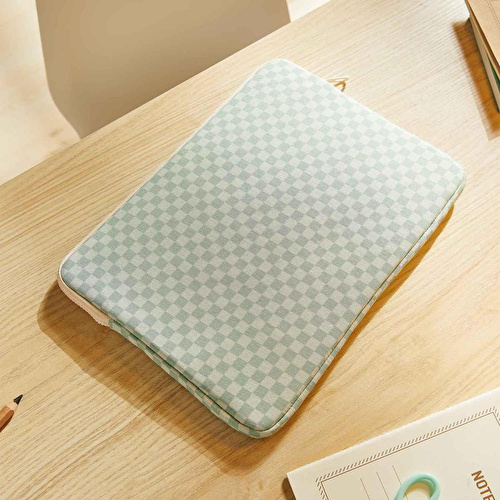 Ocean Home Textile Su İtici Leke Tutmaz Mint Dama Desen Tablet Taşıma Çantası / Kılıfı 32.5 X 24 X 2 Cm Ocean Home Textile Su İtici Leke Tutmaz Mint Dama Desen Tablet Taşıma Çantası / Kılıfı 32.5 X 24 X 2 Cm