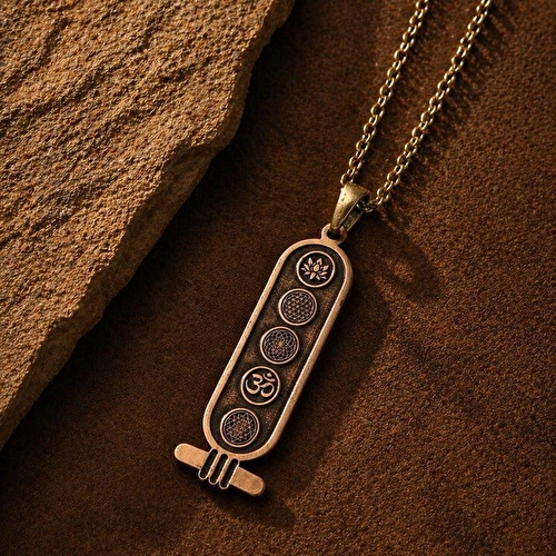 Coho Objet Coho Tılsım Spiritual Symbol Bakır Kolye Coho Objet Coho Tılsım Spiritual Symbol Bakır Kolye