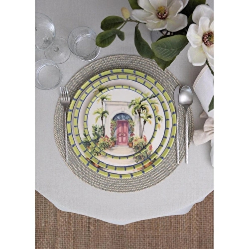 The Mia Palma Pasta Tabağı 6lı Set 19 Cm