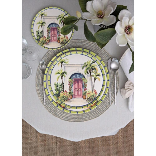 The Mia Palma Servis Tabağı 6lı Set 26 Cm
