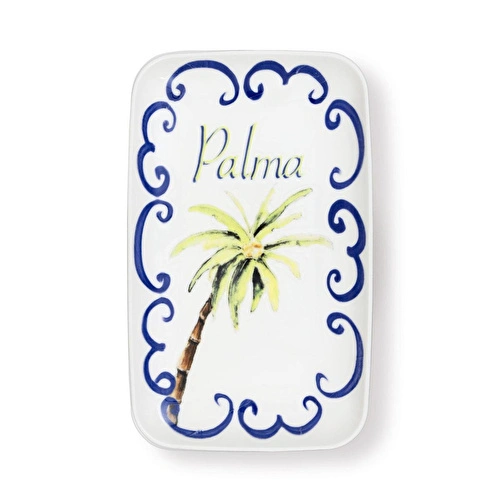 The Mia Palma Dikdörtgen Servis Tabağı 31x20 Cm The Mia Palma Dikdörtgen Servis Tabağı 31x20 Cm