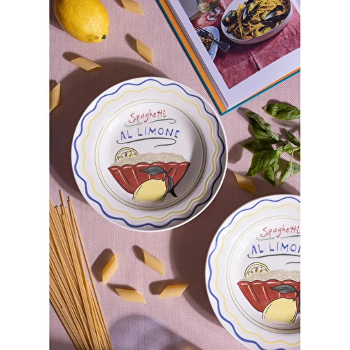 The Mia Italian Summer Yemek Tabağı 2li Set 22 Cm