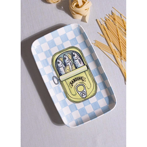 The Mia Italian Summer Dikdörtgen Servis Tabağı 31x20 Cm