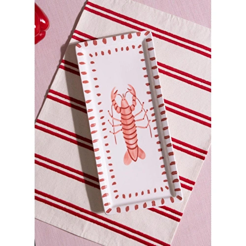 The Mia Italian Summer Dikdörtgen Servis Tabağı 35x16 Cm