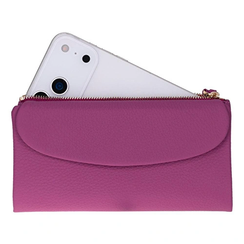 Bloominbag Élia Plum Violet Large Deri Kadın Cüzdan & Clutch Bloominbag Élia Plum Violet Large Deri Kadın Cüzdan & Clutch