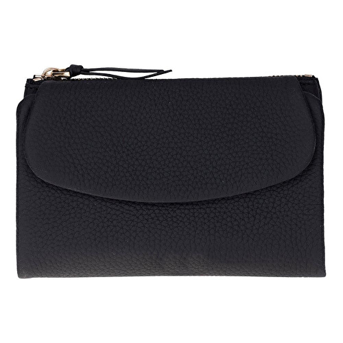 Bloominbag Élia Noir Black Medium Deri Kadın Cüzdan & Clutch