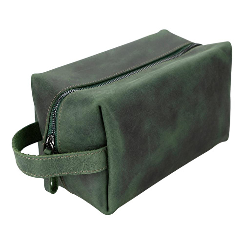 Bloominbag Voyage Cypress Green Hakiki Deri Dopp Kit – X Large Bloominbag Voyage Cypress Green Hakiki Deri Dopp Kit – X Large