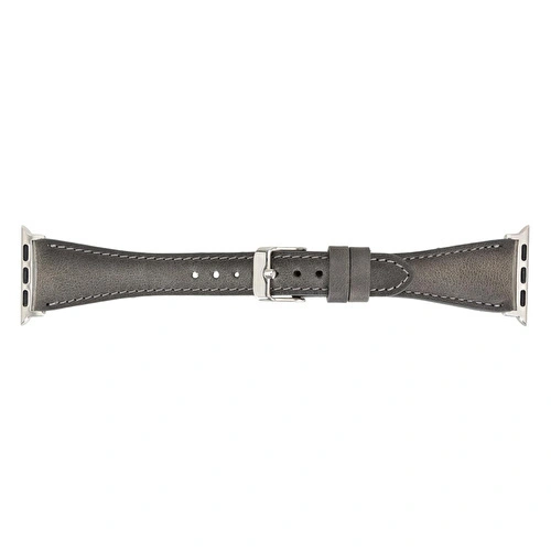 Bloominbag Bloomband Signature Stone Gray Leather Apple Watch Band - 44/45/46/49mm Bloominbag Bloomband Signature Stone Gray Leather Apple Watch Band - 44/45/46/49mm
