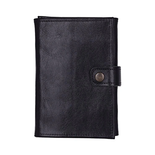 Bloominbag Bloomband Noir Black Akıllı Saat Çantası - Triple Deri Saat Kordonu Organizer