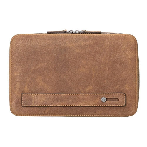 Bloominbag Arcadia Saddle Heritage Premium Deri Teknoloji Kablo & Aksesuar Düzenleyici