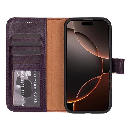 Bloominbag Aurel Magna Cerise Bloom Deri Iphone 16 Pro (6.3