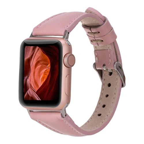 Bloominbag Bloomband Signature Blush Pink Leather Apple Watch Band (44/45/46/49mm)