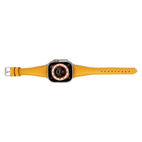 Bloominbag Bloomband Signature Butter Yellow Leather Apple Watch Band - 44/45/46/49mm Bloominbag Bloomband Signature Butter Yellow Leather Apple Watch Band - 44/45/46/49mm