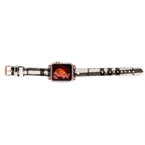 Bloominbag Bloomband Signature Wild Zebra Leather Apple Watch Band - 44/45/46/49mm