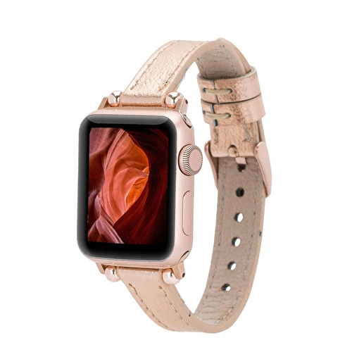 Bloominbag Bloomband Signature Golden Sand Leather Apple Watch Band - 44/45/46/49mm