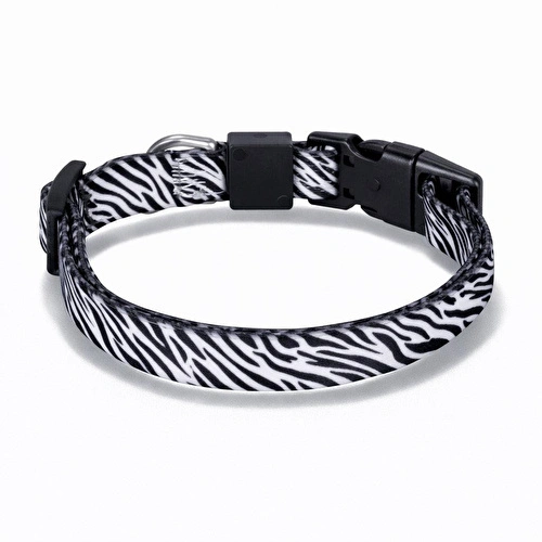 Bloominbag Swissplus Urban Paws Zebra Noir Recycled Köpek Tasması - 10 Mm Bloominbag Swissplus Urban Paws Zebra Noir Recycled Köpek Tasması - 10 Mm