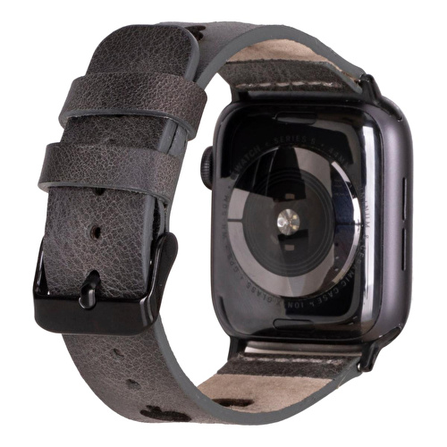 Bloominbag Valais Stone Ash Leather Apple Watch Kordon-44/45/46/49mm Bloominbag Valais Stone Ash Leather Apple Watch Kordon-44/45/46/49mm