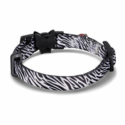 Bloominbag Swissplus Urban Paws Zebra Noir Recycled Kedi Tasması- 10 Mm Bloominbag Swissplus Urban Paws Zebra Noir Recycled Kedi Tasması- 10 Mm