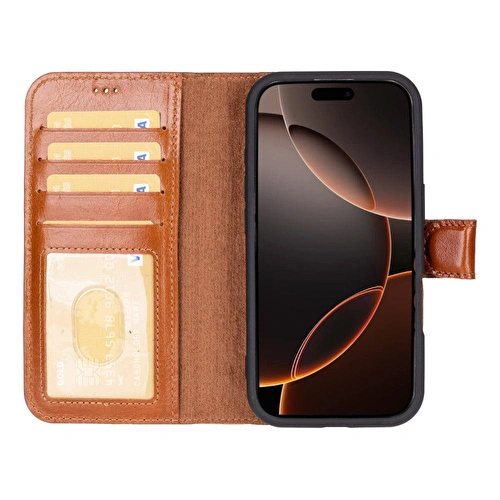 Bloominbag Aurel Magna Golden Tan Deri Iphone 16 Pro (6.3 Bloominbag Aurel Magna Golden Tan Deri Iphone 16 Pro (6.3