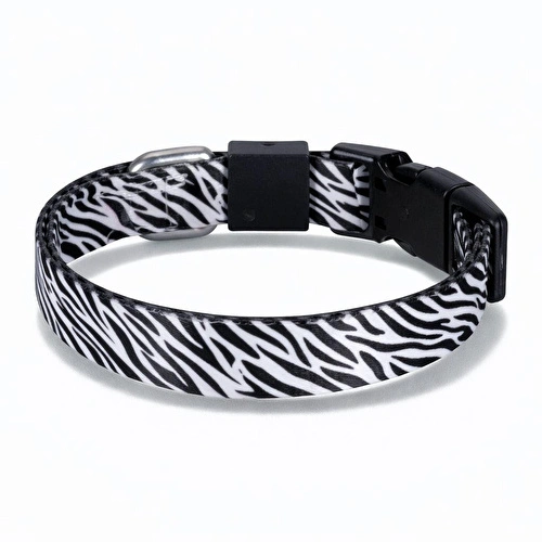 Bloominbag Swissplus Urban Paws Zebra Noir Recycled Köpek Tasması - 15 Mm Bloominbag Swissplus Urban Paws Zebra Noir Recycled Köpek Tasması - 15 Mm