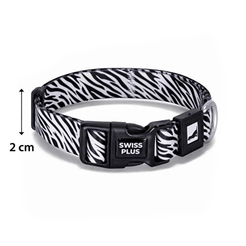 Bloominbag Swissplus Urban Paws Zebra Noir Recycled Köpek Tasması - 20 Mm Bloominbag Swissplus Urban Paws Zebra Noir Recycled Köpek Tasması - 20 Mm