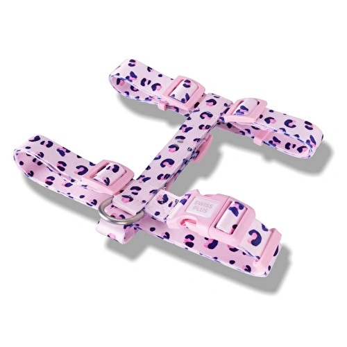 Bloominbag Swissplus Urban Paws Pink Leo Geri Dönüştürülmüş H-tipi Köpek Göğüs Tasması-l Bloominbag Swissplus Urban Paws Pink Leo Geri Dönüştürülmüş H-tipi Köpek Göğüs Tasması-l